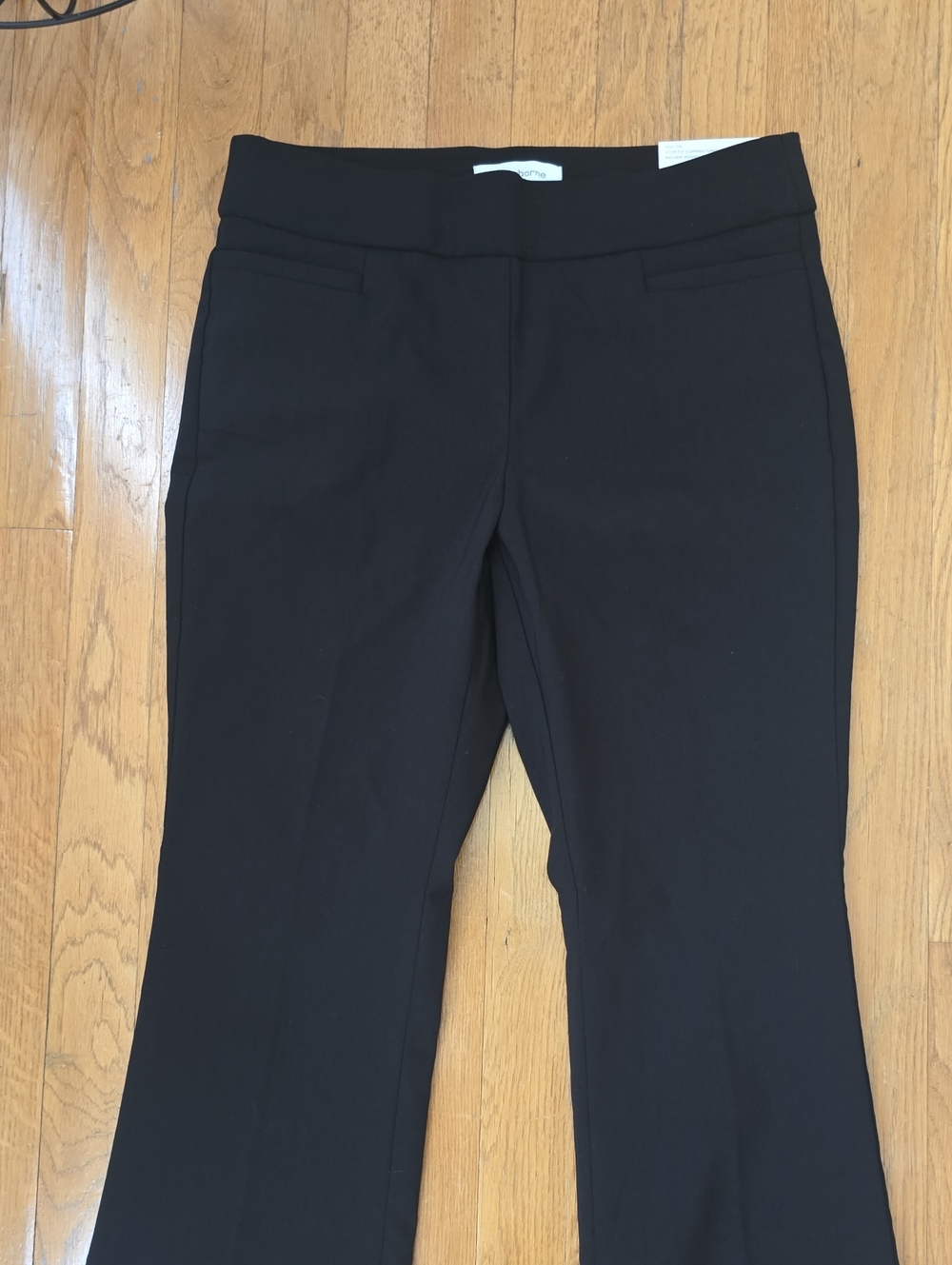 LIZ CLAIBORNE BRAND WOMEN'S BLACK SLIP-ON "LISA" PANTS SIZE 4
